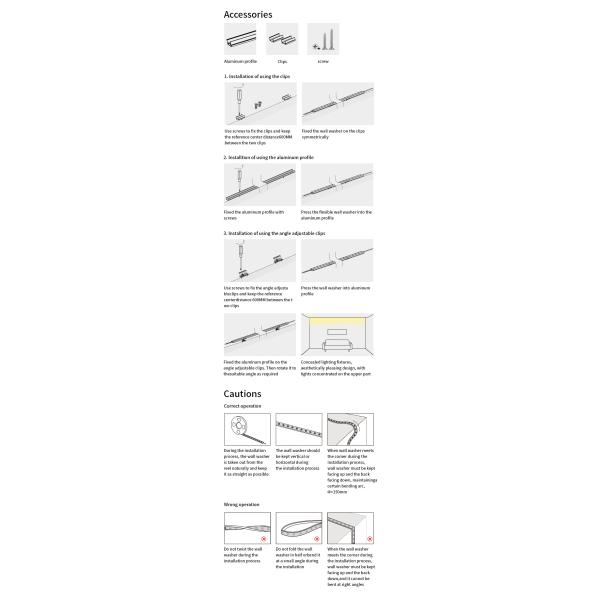 DC12V 24V Waterproof IP68 PU Neon Flex Swimming Pool Silicone Dimming LED Strip Lights