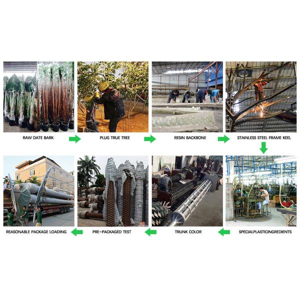 Restaurant Balcony Artificial Podocarpus Tree Faux Green Plant 1.6m No Nursing