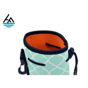 Colorful 4 Mm Insulated Bottle With Strap Single Wine Bottle Carrier