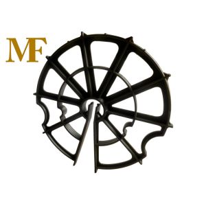 60mm Plastic Rebar Spacers Circular Concrete Cover PP Material