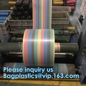 Eco Friendly fabric Laminated Handle, Pp Woven Tote Bag, RPET Coated Foldable