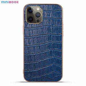 Shockproof Luxury Crocodile Skin Pattern Leather Phone Case for iPhone 12 13 14
