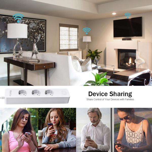 3AC Outlet Smart Plug Power Strip With Usb Ports IFTTT Support Google Home