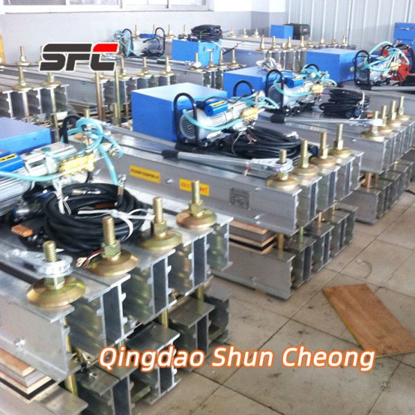 Factory-Customized Joint Vulcanizing Machine with PLC Control System, Adjustable Temperature Range 0-400℃, and Customizable Cooling System