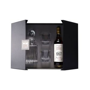 Custom Luxury Gin Wine Bottle And Glasses Gift Box Packaging