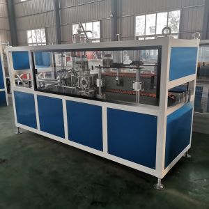 Cheap Double Screw Feeder PVC Cable Duct Machine with ABB/Delta Inverter and Exhaust for sale