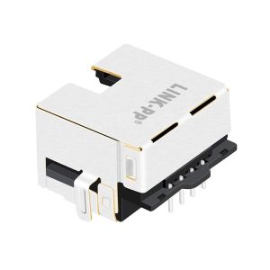 Cheap LPJE4713AHNL Green/Yellow LED PCB Edge THT RJ45 Jack Without Magnetics for sale