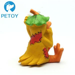Fashionable Funny Squeaky Rubber Duck Dog Toy Customized Color Unique Design