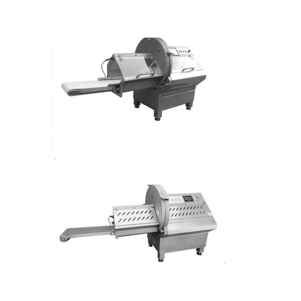 Quality 200pcs/min Cheese Ham Meat Slicer Cutting Machine Bevel Connection wholesale
