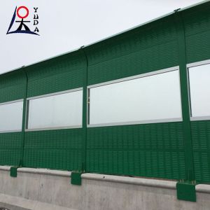 Steel Panel Sound Barrier for Highway and Railway Noise Reduction