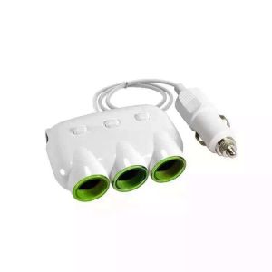 5V 3A car charger with 3 in 1 cigarette lighter with usb connecter