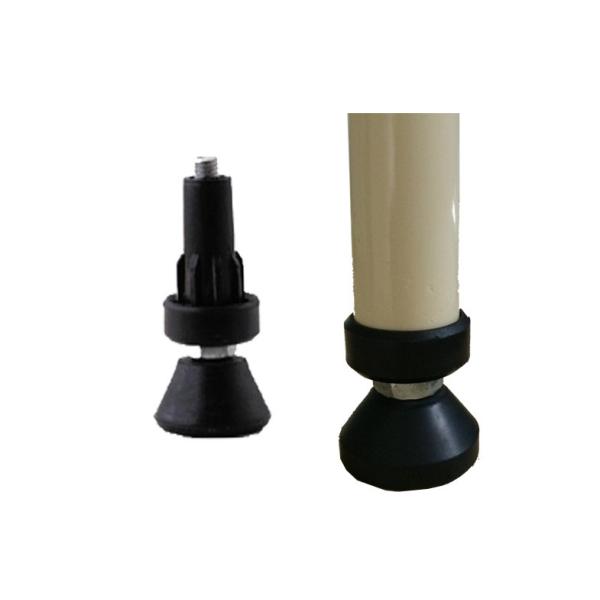Quality Black Screw Adjuster Pipe Rack Fittings For Pipe Racking System wholesale