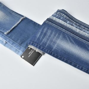 62'' Width Stretch Denim Fabric Cotton Polyester Spandex QY017-1 9.5 oz