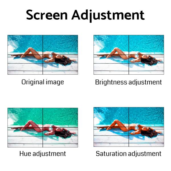 Bitvisus 4x4 2x2 1x4 4K60 Splice Overlay HDMI PIP Video Switcher Matrix Video Wall Controller