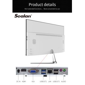 UPS Support M.2 SSD DDR4 1.2V I7 All In One Desktop