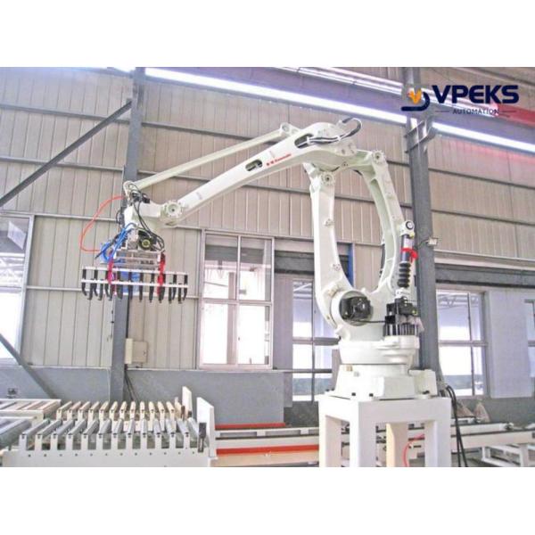 Robotic Arm Robot Depalletizer Machine With Dependable Functionality