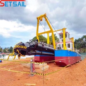 224kw Auxiliary Engine 12 Inch River Sand Cutter Suction Dredger with Cast Iron