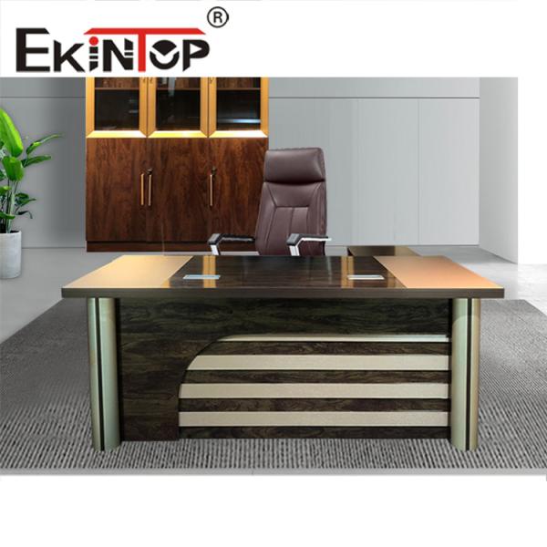Quality Modern Simple High End Office Desk Furniture Double Pedestal Modular Desk wholesale
