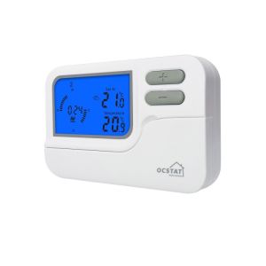Riseem 220v Heating Home Gas Boiler Room Thermostat Programmable Temperature