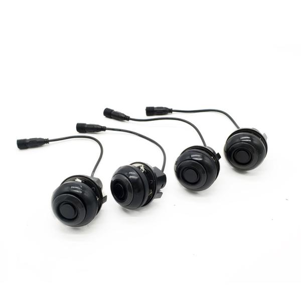 Weatherproof Car Reversing Radar Parking Aid System 4 Sensor Voice Alarm System