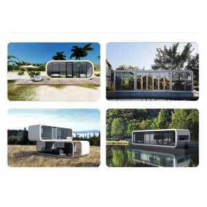 Modern Design Style Portable Apple Cabin Container House Prefab Capsule Home for