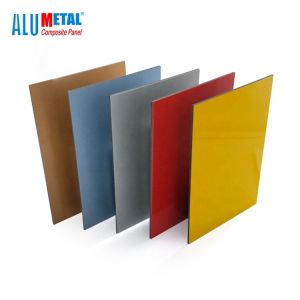 6mm Exterior Mirror ACP PVDF Aluminum Composite Panel Sheet AntiStatic Surface