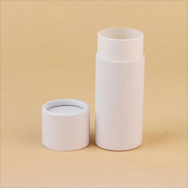 Kraft paper lip balm tubes, biodegradable packaging; cardboard push-type