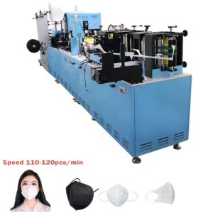 20KW Kids KN95 Face Mask Making Machine 120pcs/Min Full Automatic