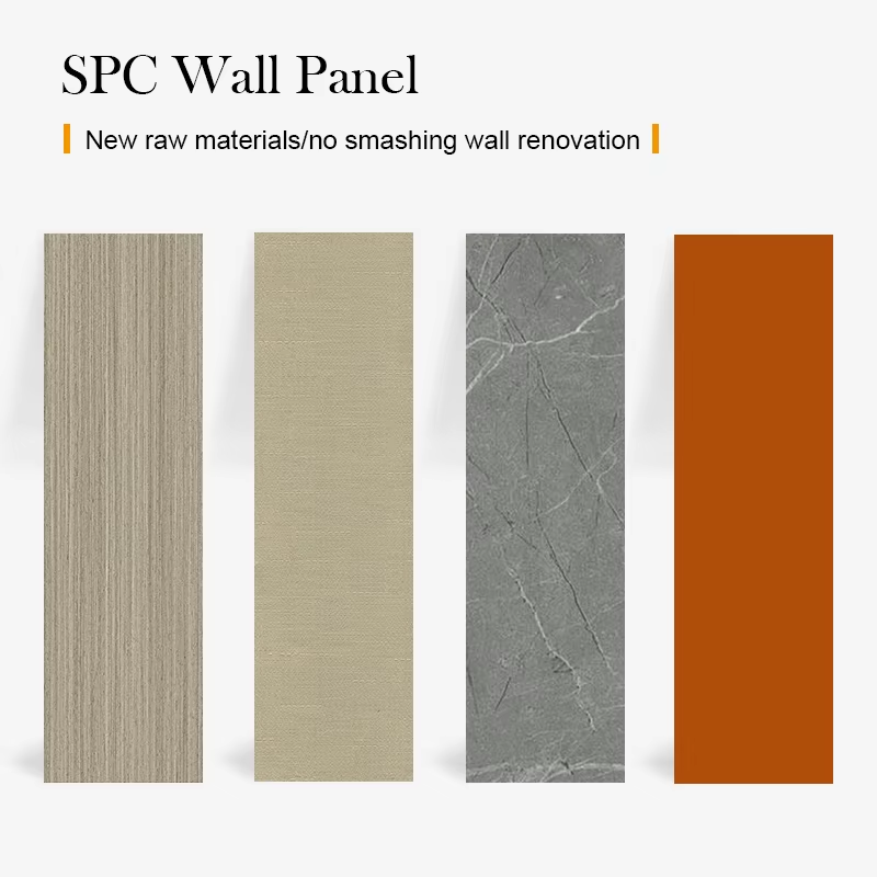 China Modern Waterproof SPC Wall Panel Premium Quality Natural SPC Bathroom Wall Panel Decor Quality Wall Panels Boards on sale