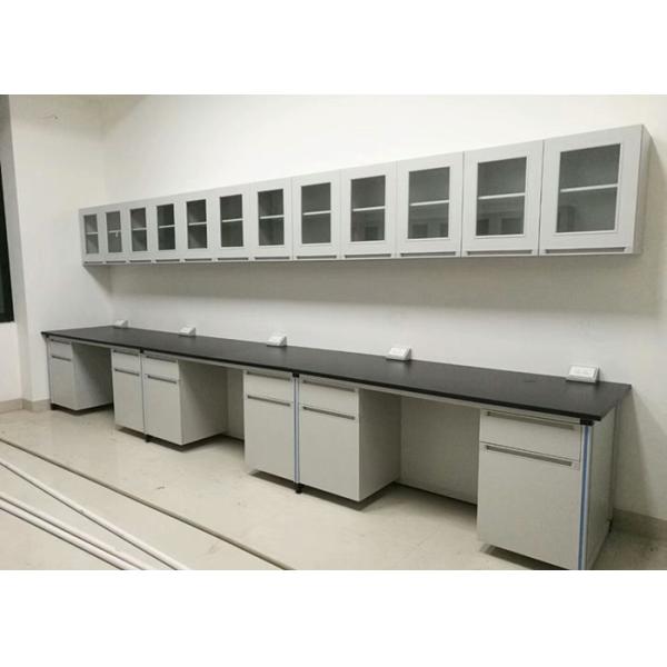 Quality Science Wood Lab Furniture Bench All Steel Frame For Chemical Laboratory wholesale