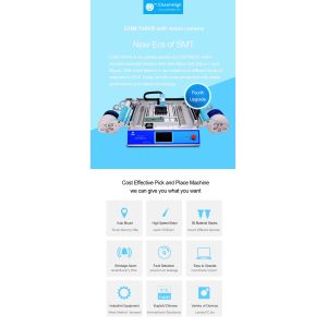 Charmhigh AC220V Desktop SMT Pick And Place Machine PCB Assembly Line