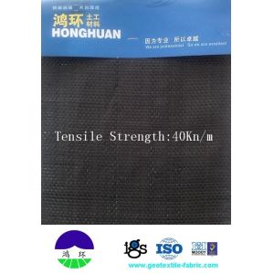 289G Polypropylene Woven Geotextile Soil Filter Fabric 53KN / 56KN