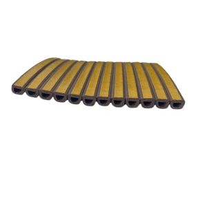 White EPDM Acoustic Rubber Sponge Foam Weather Strip for Window and Door in