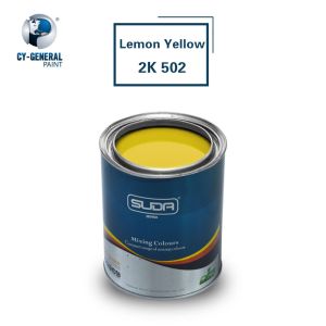 Lemon Yellow Auto 2K Topcoat Automotive Collision Repair And Refinishing Paint