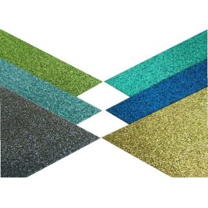 Eco - Friendly Glitter Stock Paper , 65cm Width Sparkle Craft Paper