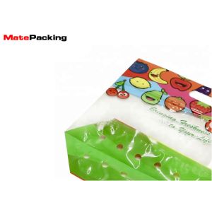 Protection Clear Plastic Zip Bags Customized Thickness With Clear Window