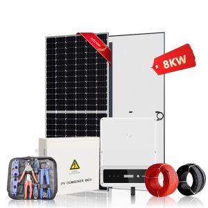 Home Use Solar Panel On Grid System Solar Power Energy Storage Kit 8KW 10KW