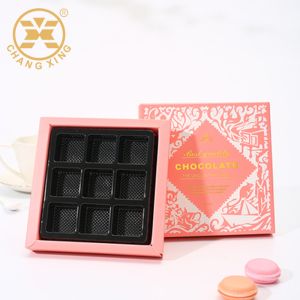 Custom Shape Chocolate Packaging Box with 4c Offset Printing for Food Grade