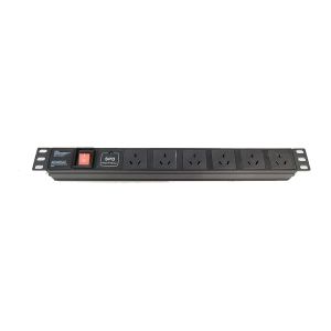 Argentina Type Power Distribution Units Master Switch 6 Way 1U Server Rack