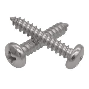 GB845 SUS304 SUS316 Cross Recessed Pan Head Tapping Screw