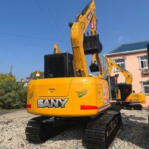 7.5tons Used SANY SY75 Crawler Excavator Little Size 0.12m3 Bucket Capacity