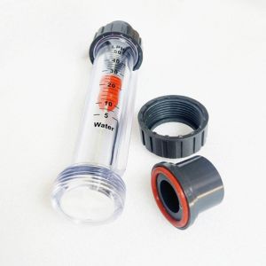 Plug In And Welding Connection Plastic Tube Flowmeter For Environmental