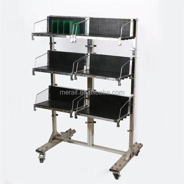 ESD Antistatic circulation pcb storage Rack esd PCB cart trolley with hanging