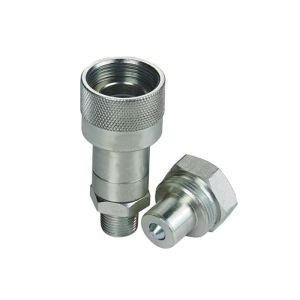 Ball Vavle Seal Threaded Coupling For Hydraulic Jacks QKTL Series Cr3 Zinc