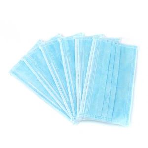 Soft Disposable Face Mask High Filtration Non Irritating Non Woven Mouth Mask