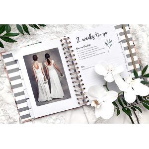 Custom Size Wedding Planner And Organizer Lined Inner Printing Beautiful Cover