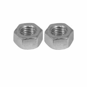 Raw Finish Stainless Steel Lock Nuts For Trailer Suspension System
