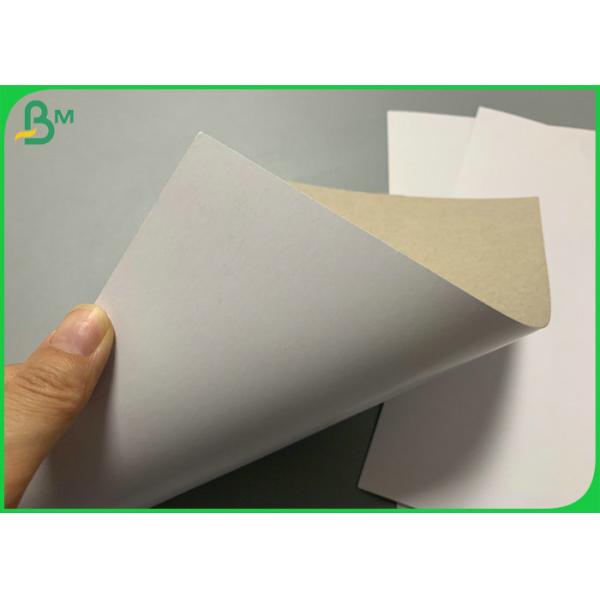 Smooth And Glossy White 400g Coated Grey Back Board For Makeup Box Stiffness Smooth And Glossy White 400g Coated Grey Back Board For Makeup Box Stiffness