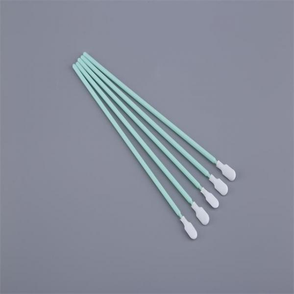 Quality Polypropylene Handle Polyester Swab , Knitted Fiber Cleaning Swabs Q Tips wholesale