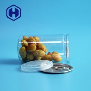 360ml 12oz Dry Fruits Spice Airtight Leak Proof Plastic Cans With Easy Open Lids